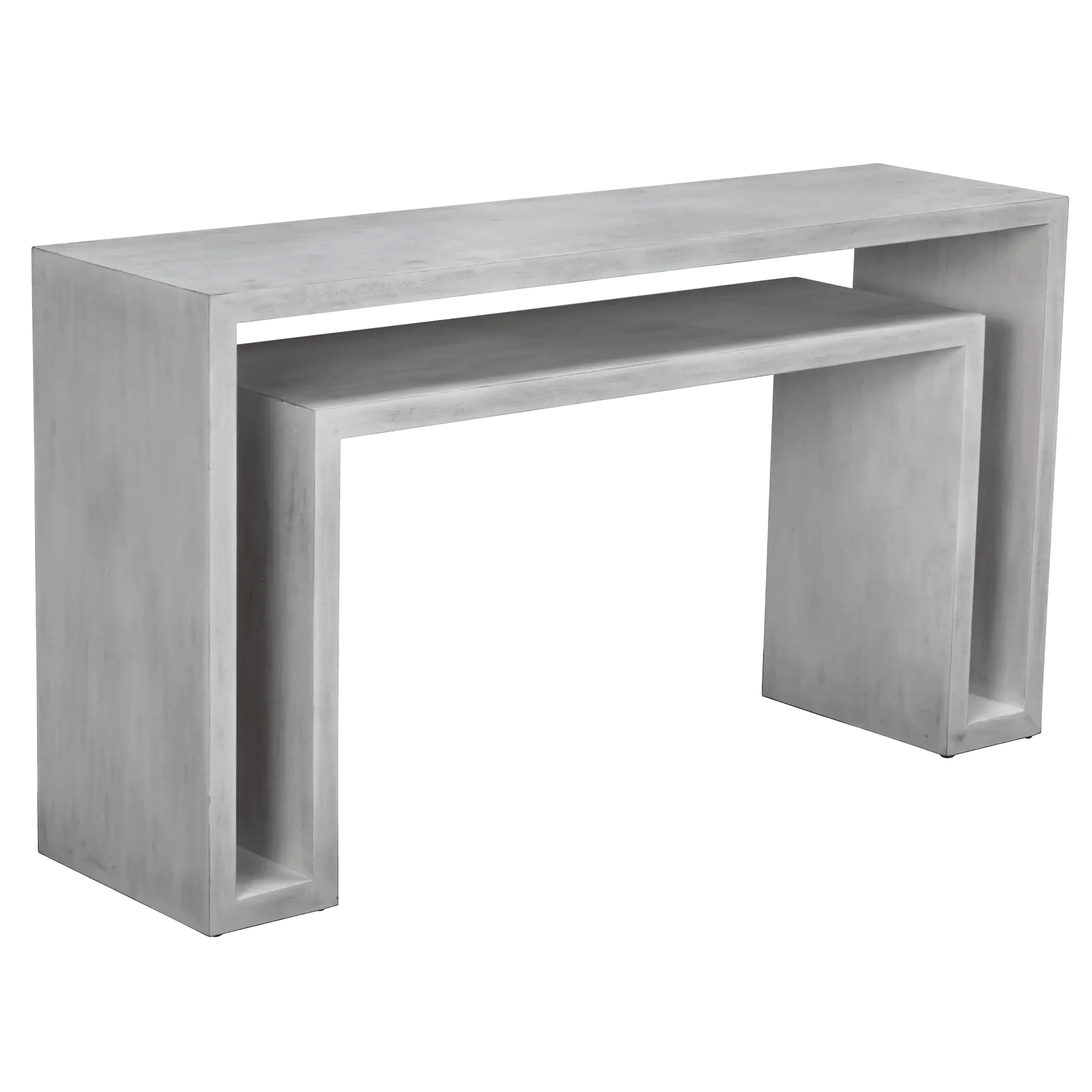 Caine Console, White Wash - Frankwebs