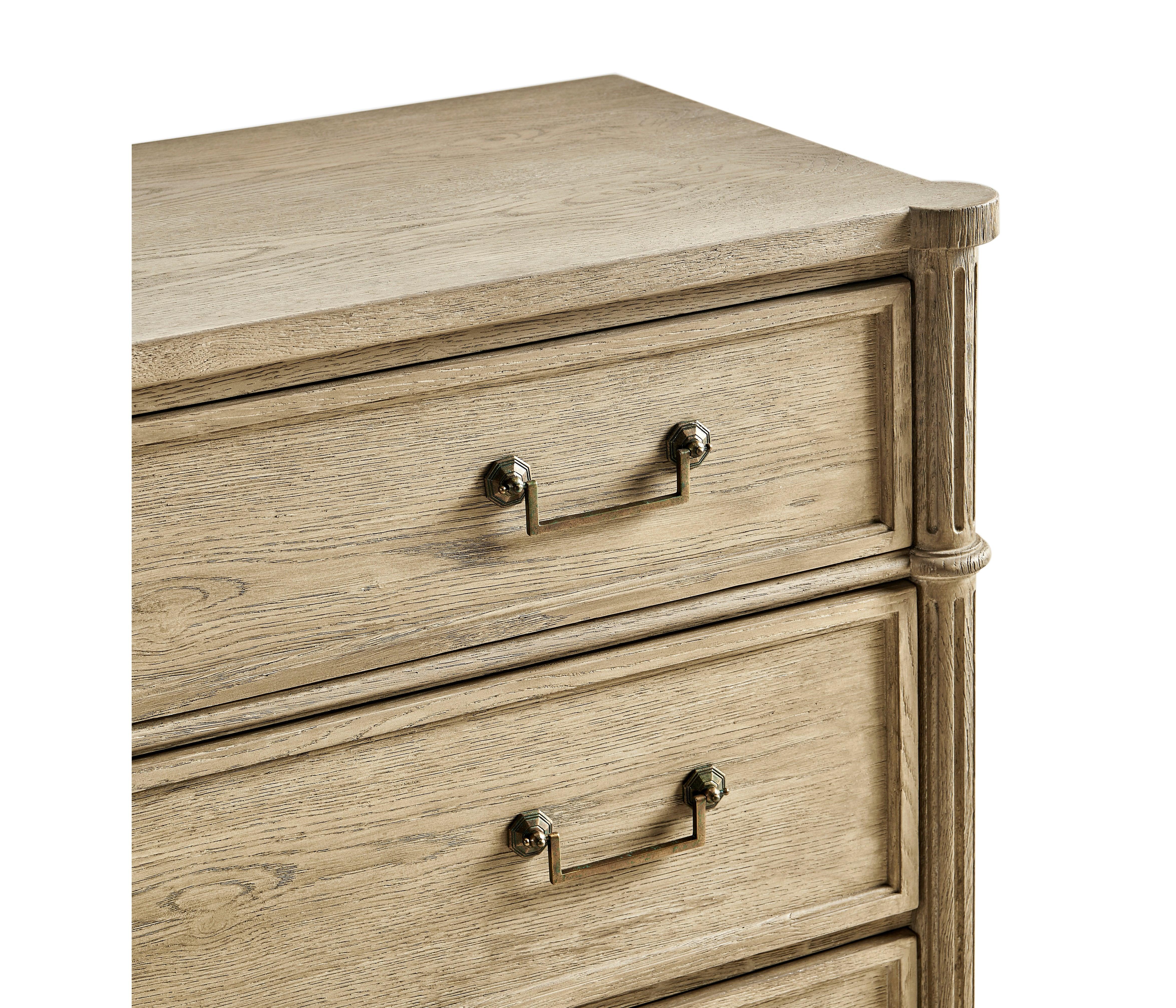 Timeless Kalpa Louis XVI Drawer Chest in Bleached Chestnut 42