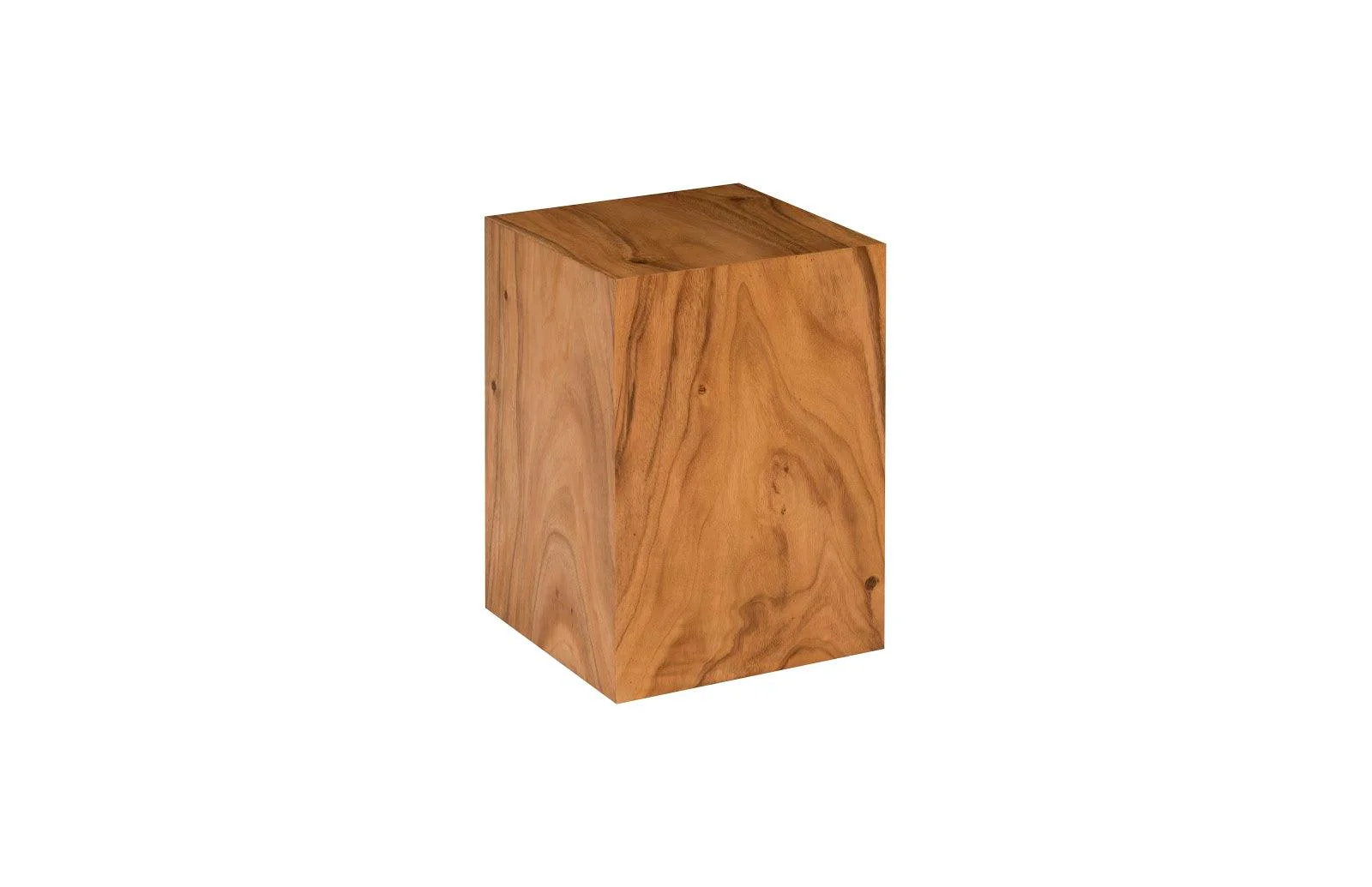 Origins Pedestal, Small, Mitered Chamcha Wood, Natural - Frankwebs