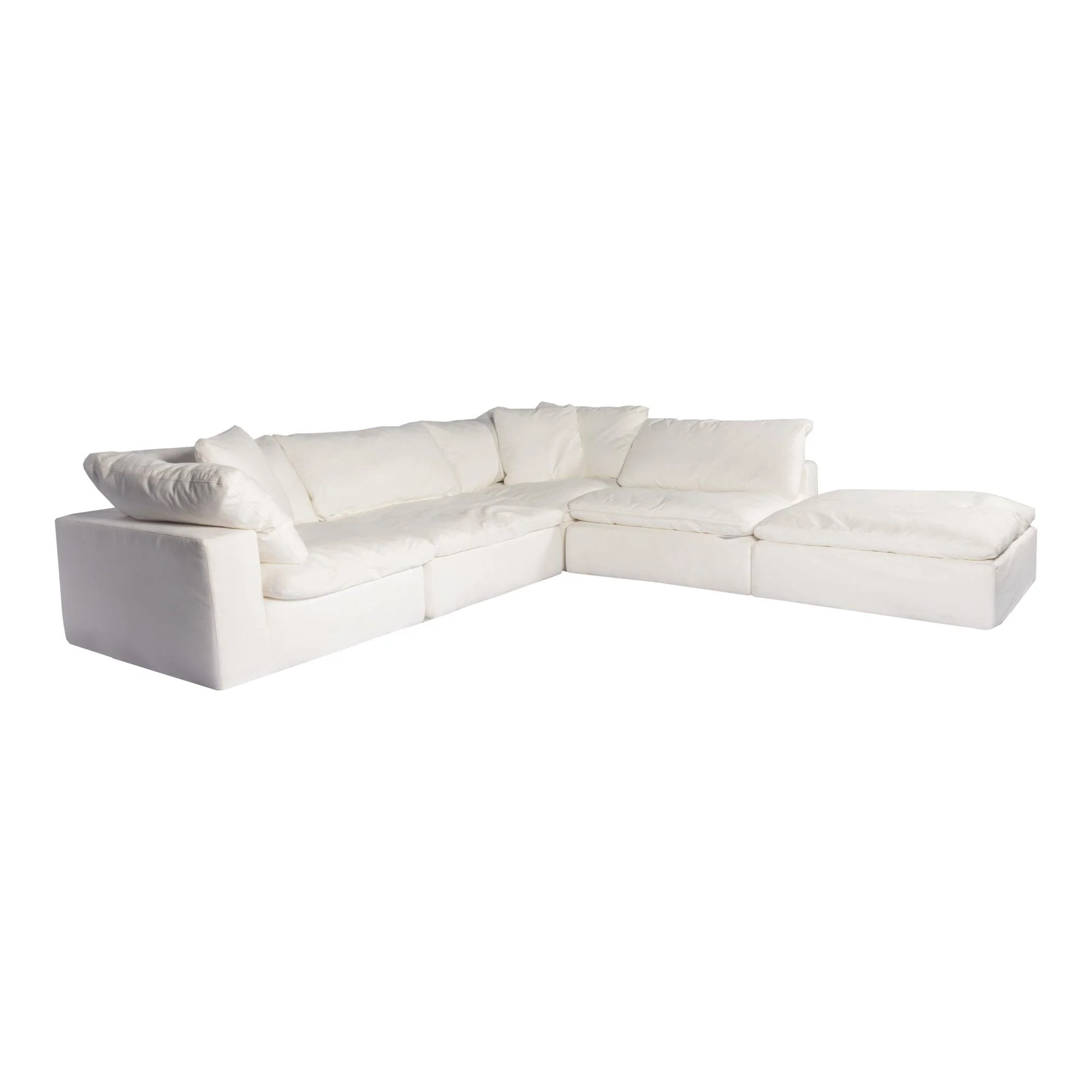 Clay Dream Modular Sectional Performance Fabric White - Frankwebs