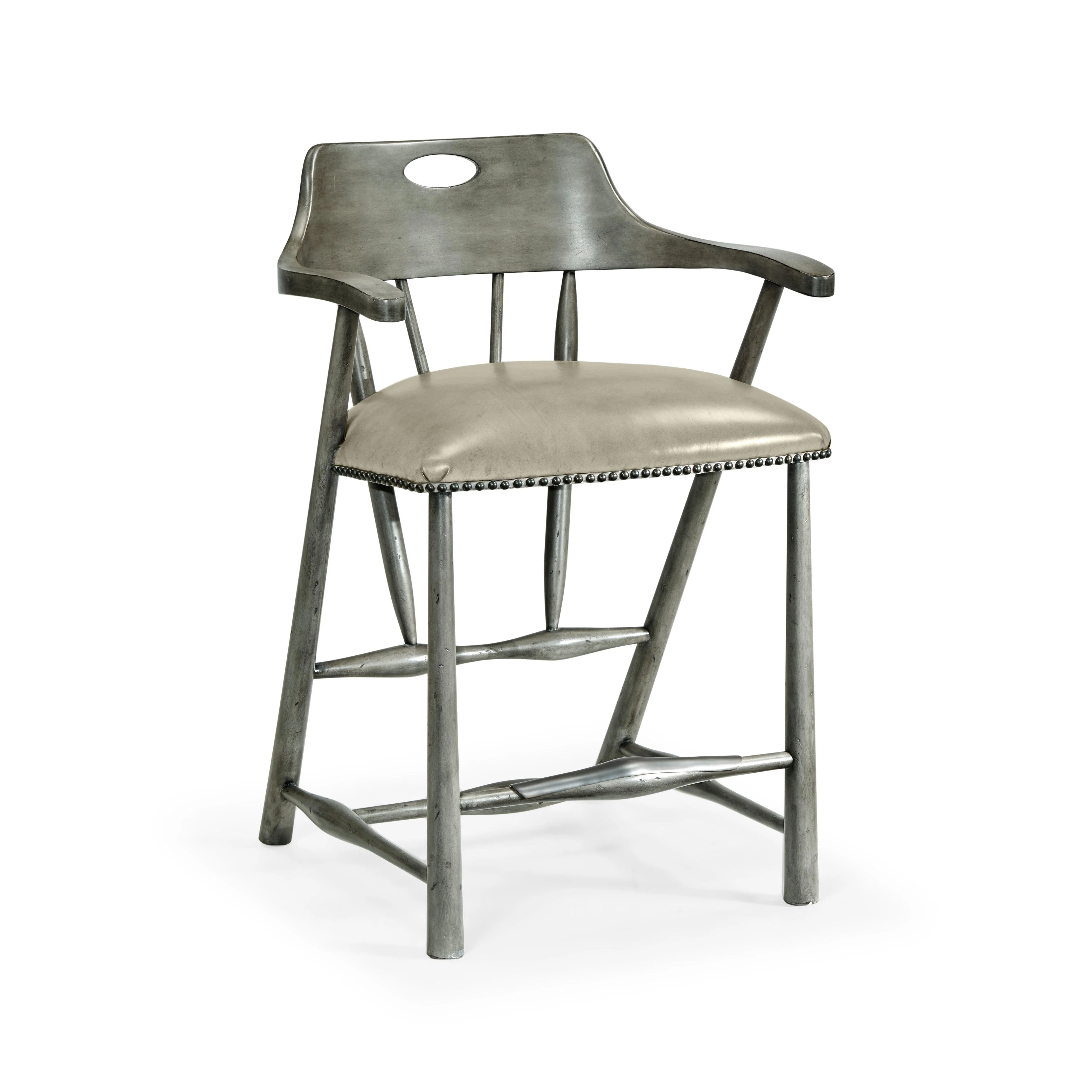 Casual Accents Antique Dark Grey Smokers Counter Stool - Frankwebs