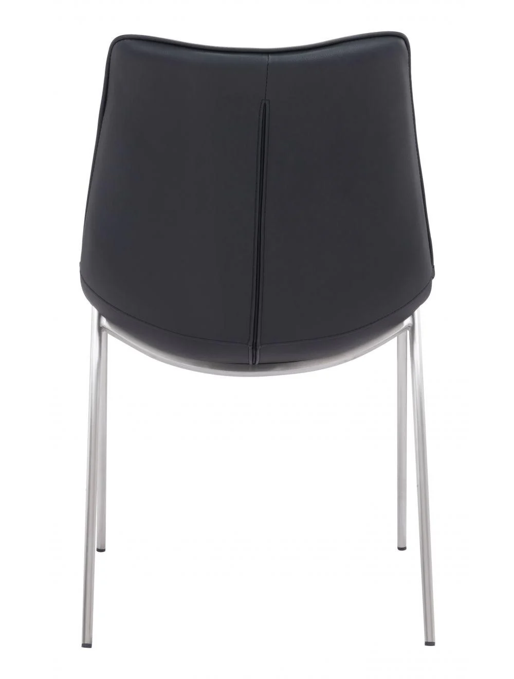 Magnus Dining Chair (Set of 2) Black & Silver - Frankwebs