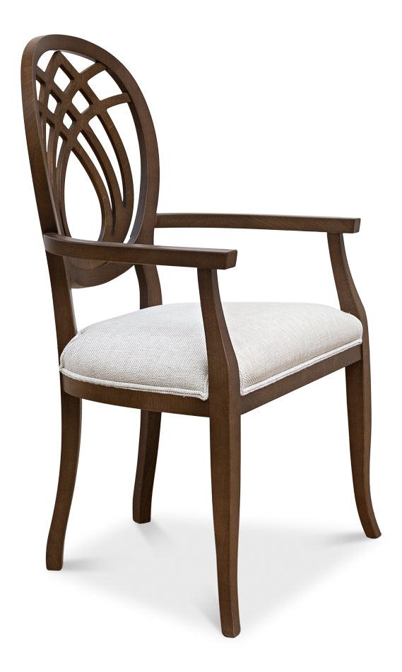 Goccia Arm Chair - Driftwood - Oatmeal - Frankwebs
