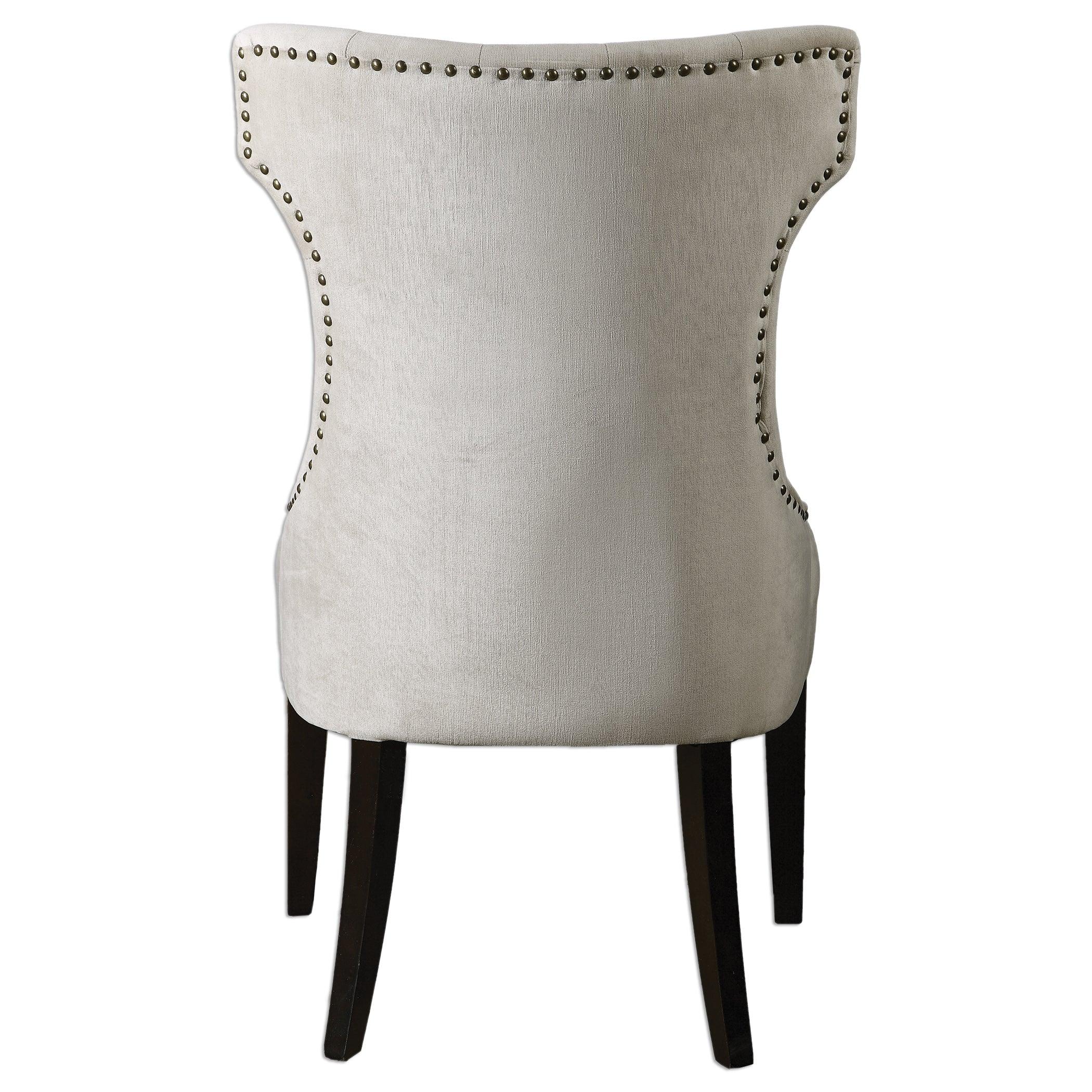Arlette Tufted Wing Chair - Frankwebs