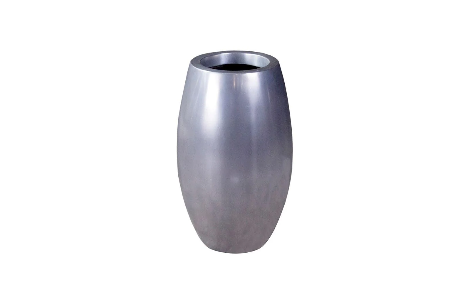 Elonga Planter, Polished Aluminum, SM - Frankwebs