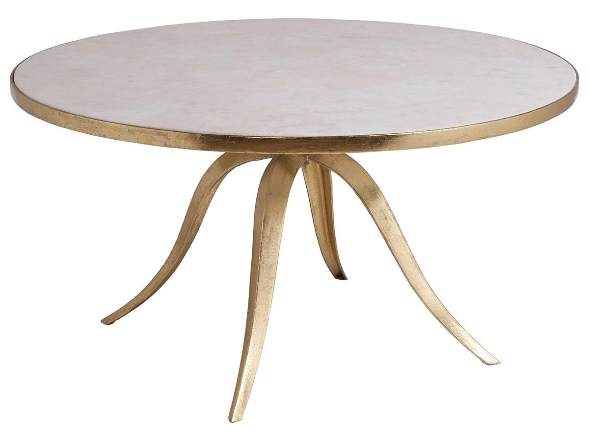 Signature Designs Crystal Stone Round Cocktail Table - Frankwebs