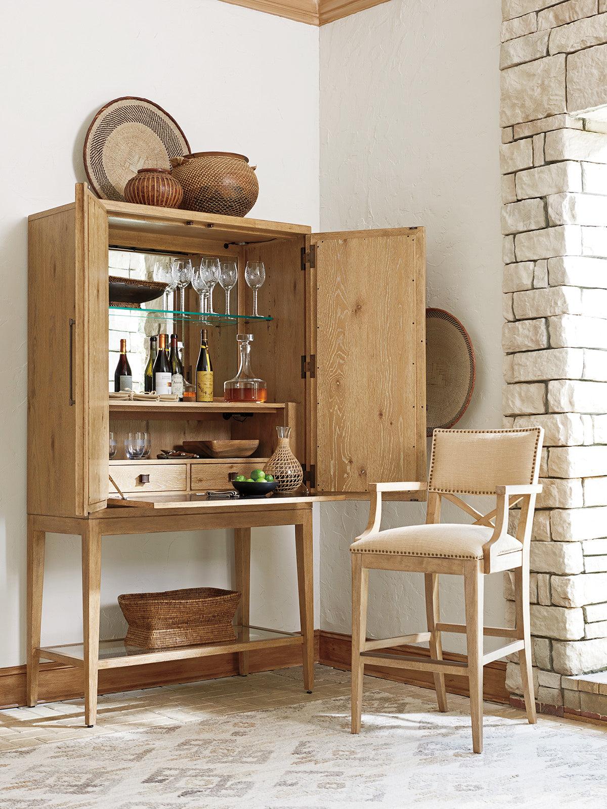 Los Altos Cameroon Bar Cabinet - Frankwebs