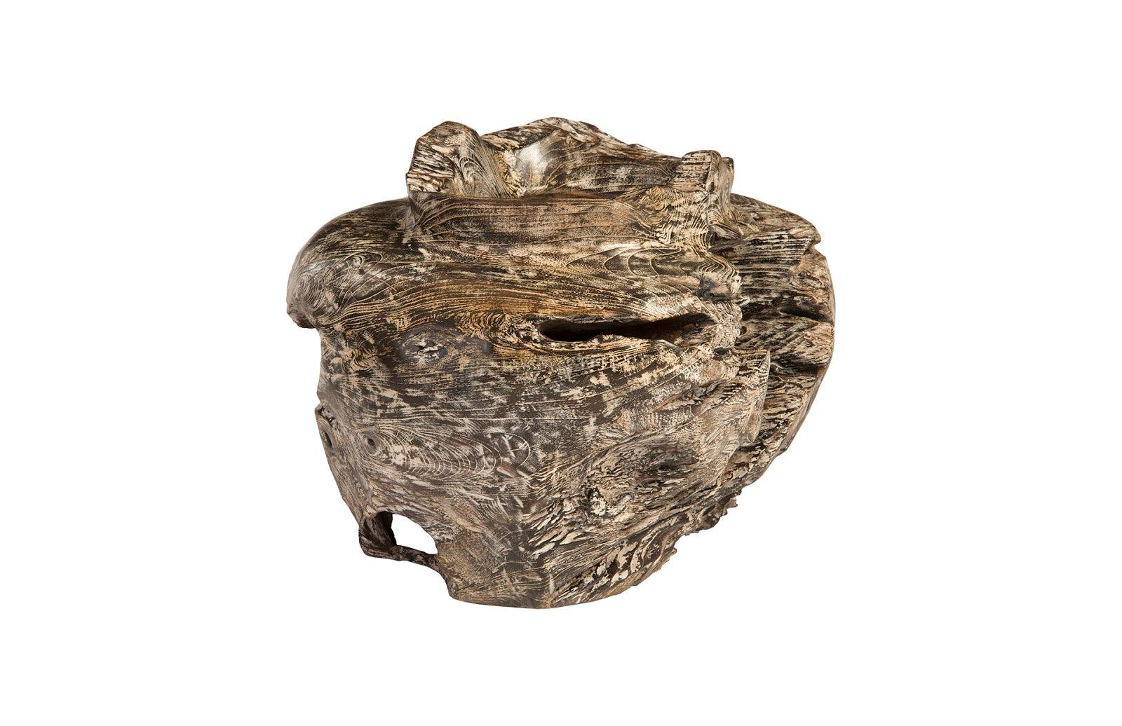 Teak Planter, Black Wash Finish - Frankwebs