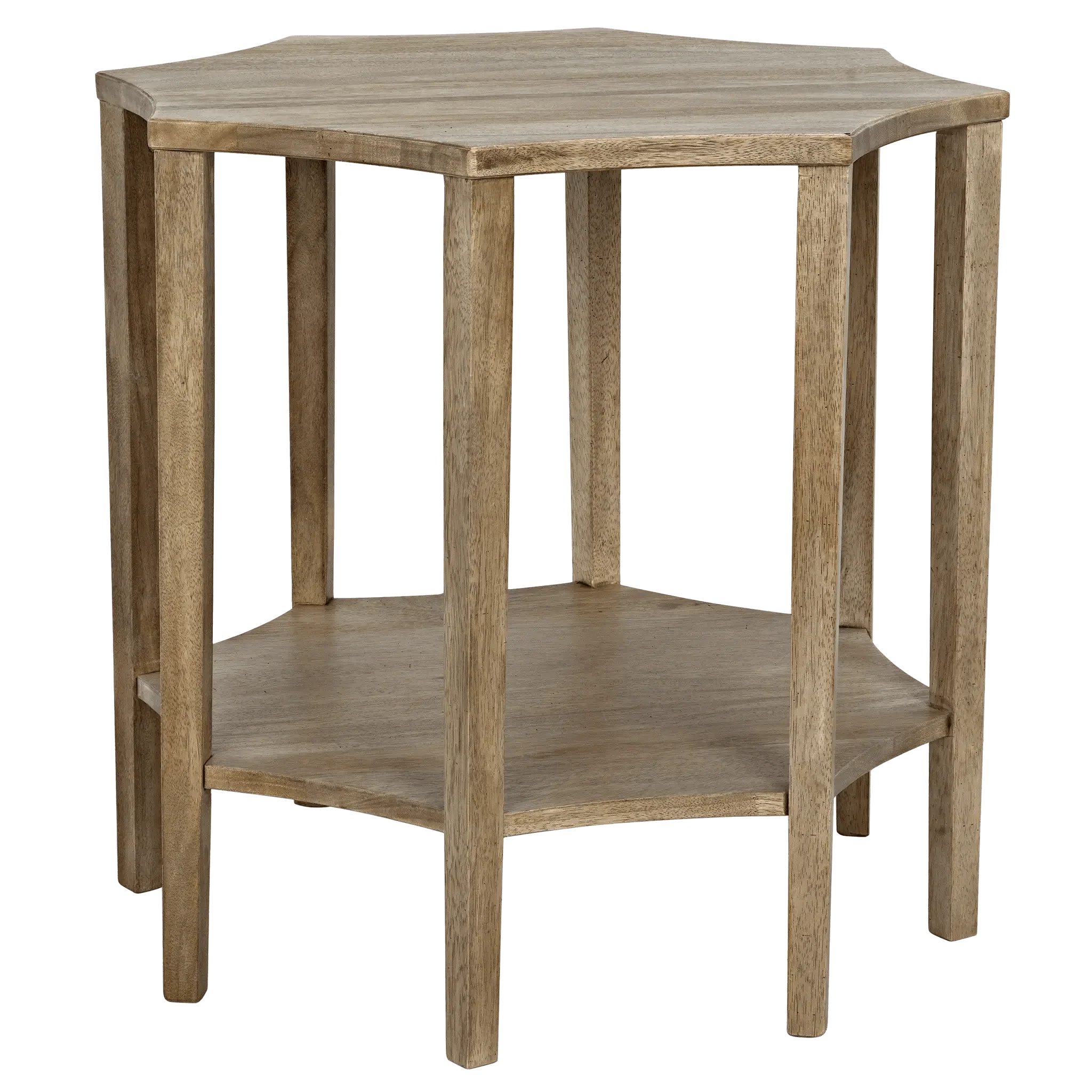 Ariana Side Table, Washed Walnut - Frankwebs