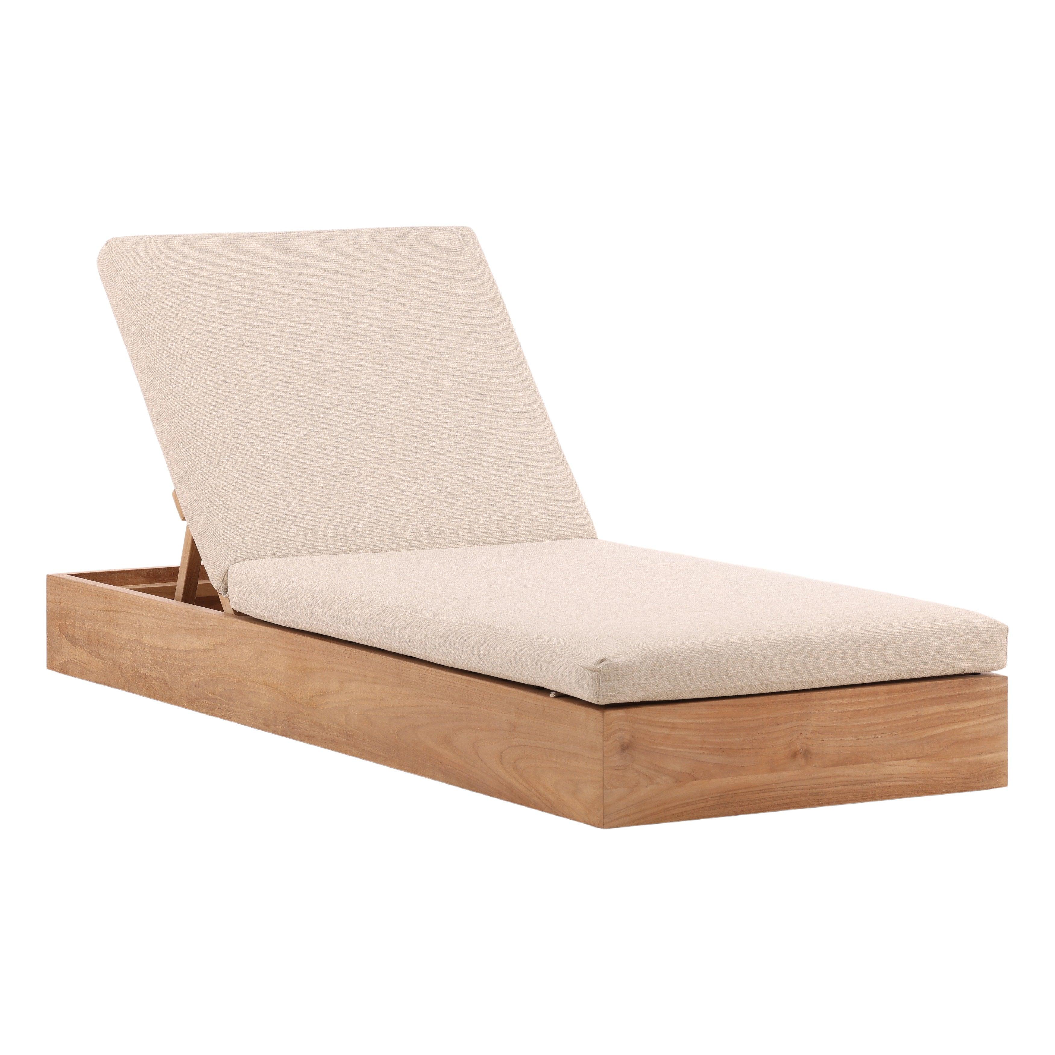 Darleen Outdoor Chaise Sand - Frankwebs