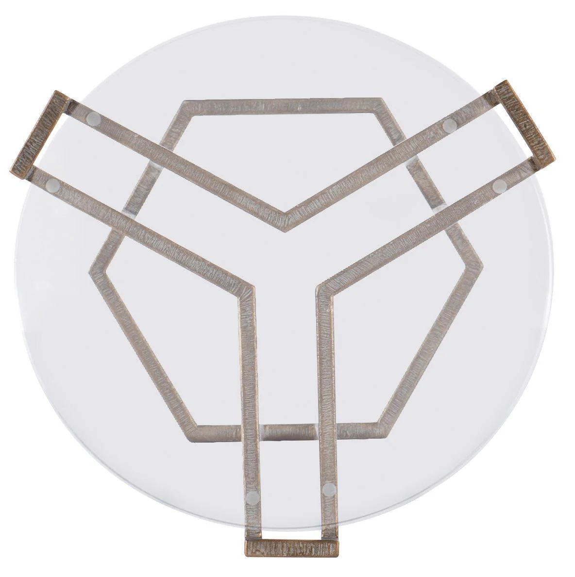 Melange Grove Round End Table - Frankwebs