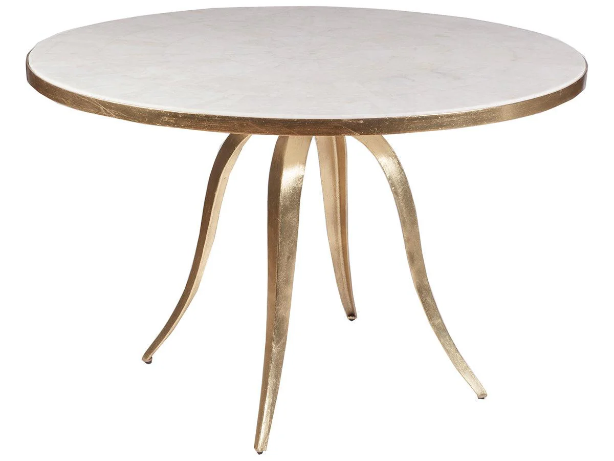 Signature Designs Crystal Stone Round Dining Table - Frankwebs