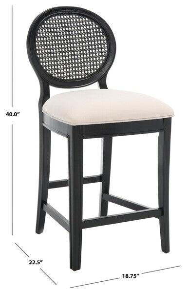 KARLEE RATTAN BACK COUNTER STOOL - Frankwebs