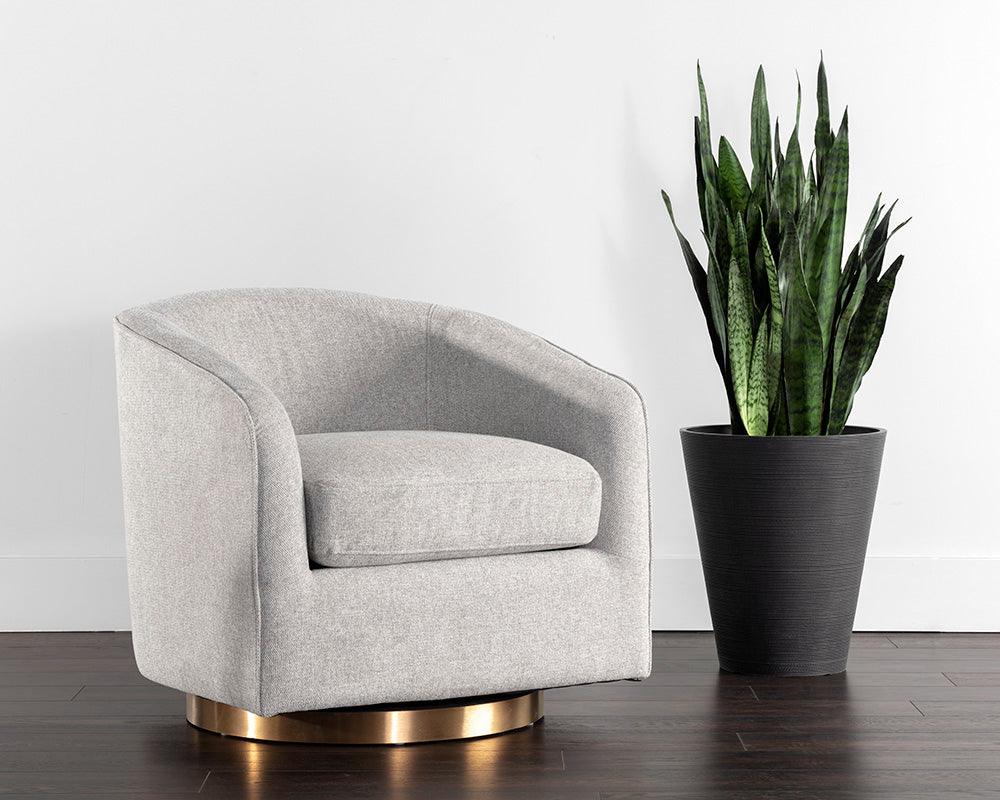 Hazel Swivel Lounge Chair - Frankwebs