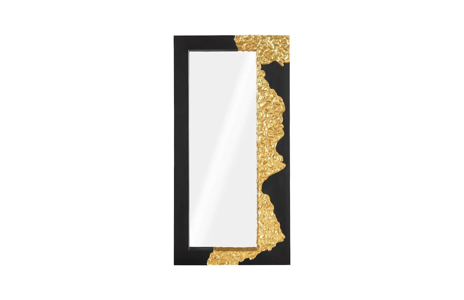 Mercury Mirror, Rectangle, Black, Gold Leaf - Frankwebs