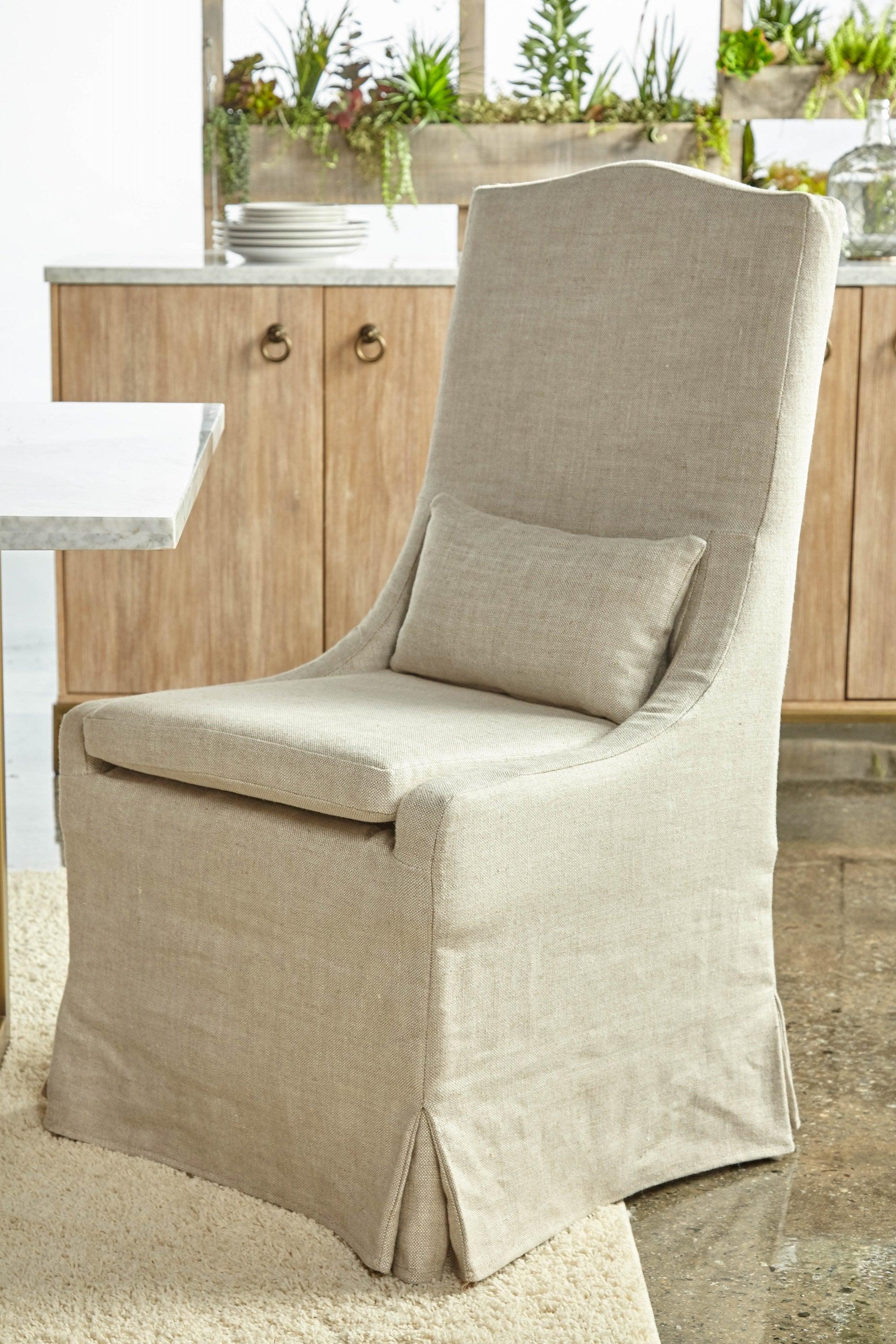 Colette Slipcover Dining Chair, Set of 2 - Frankwebs