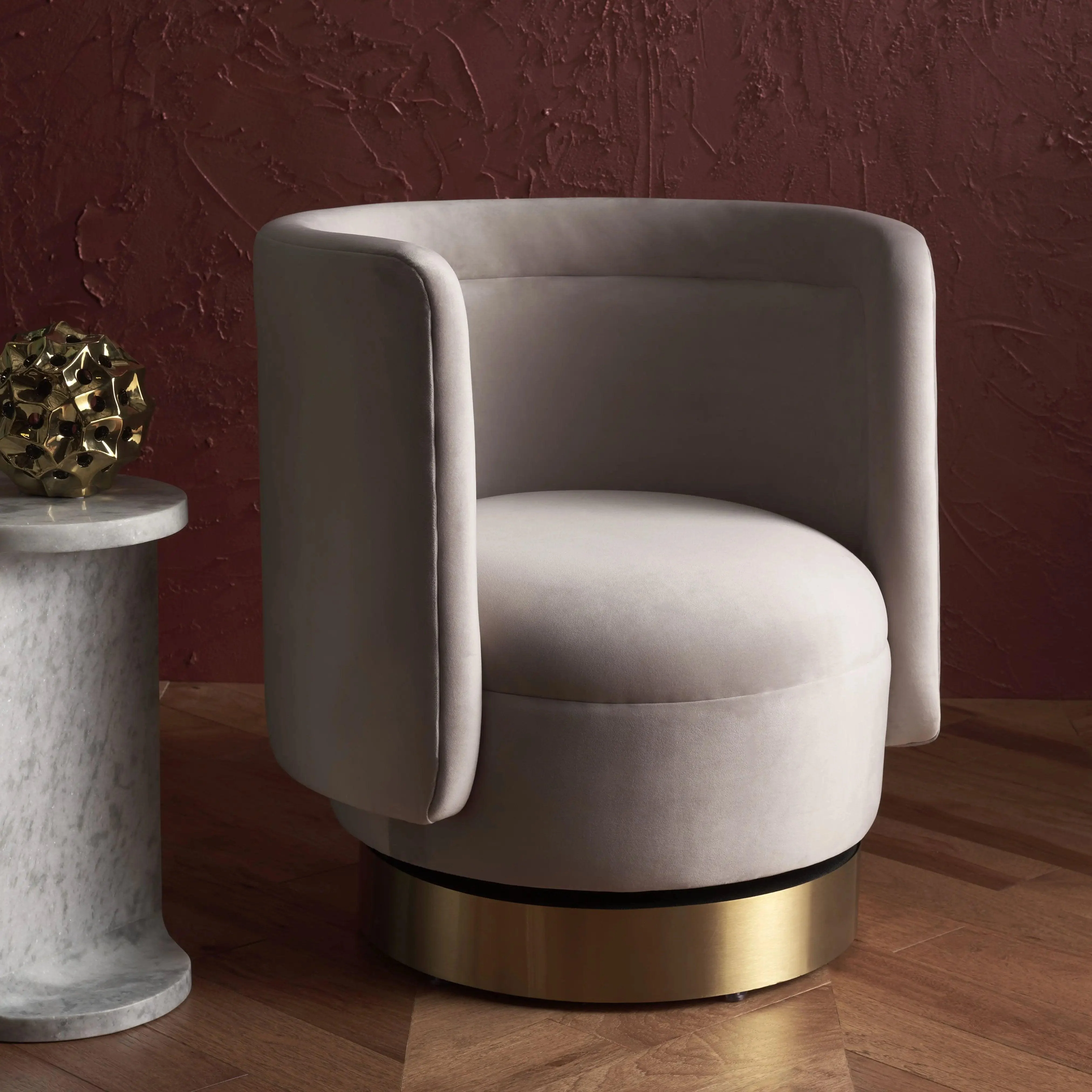 BRYNLEE SWIVEL ACCENT CHAIR - Frankwebs