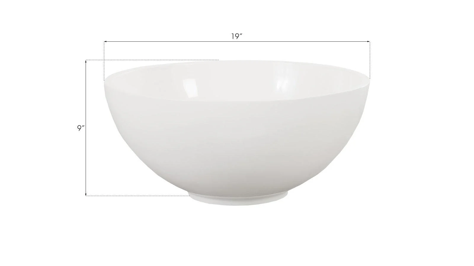 Sulu Bowl, Gel Coat White - Frankwebs