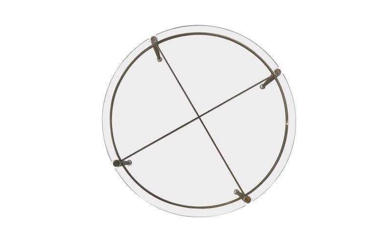 Cadence Round Glass Top Cocktail Table - Frankwebs