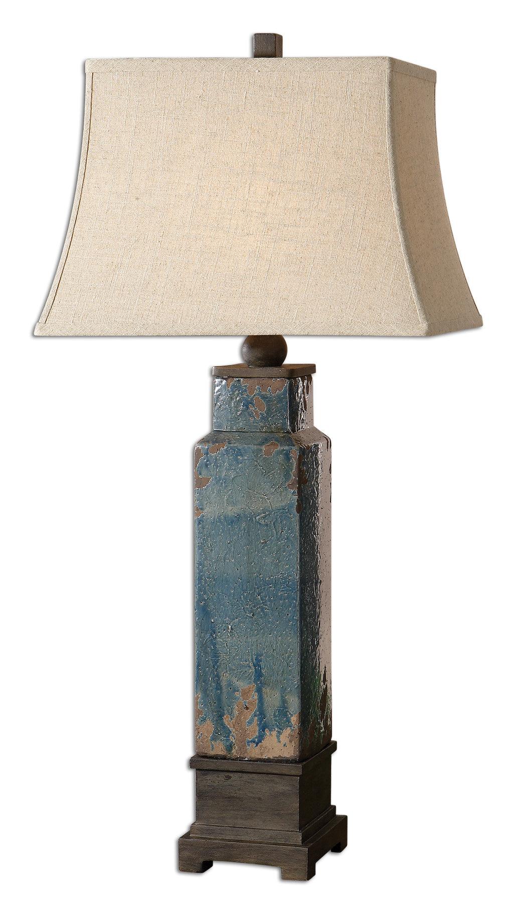 SOPRANA BLUE TABLE LAMP - Frankwebs