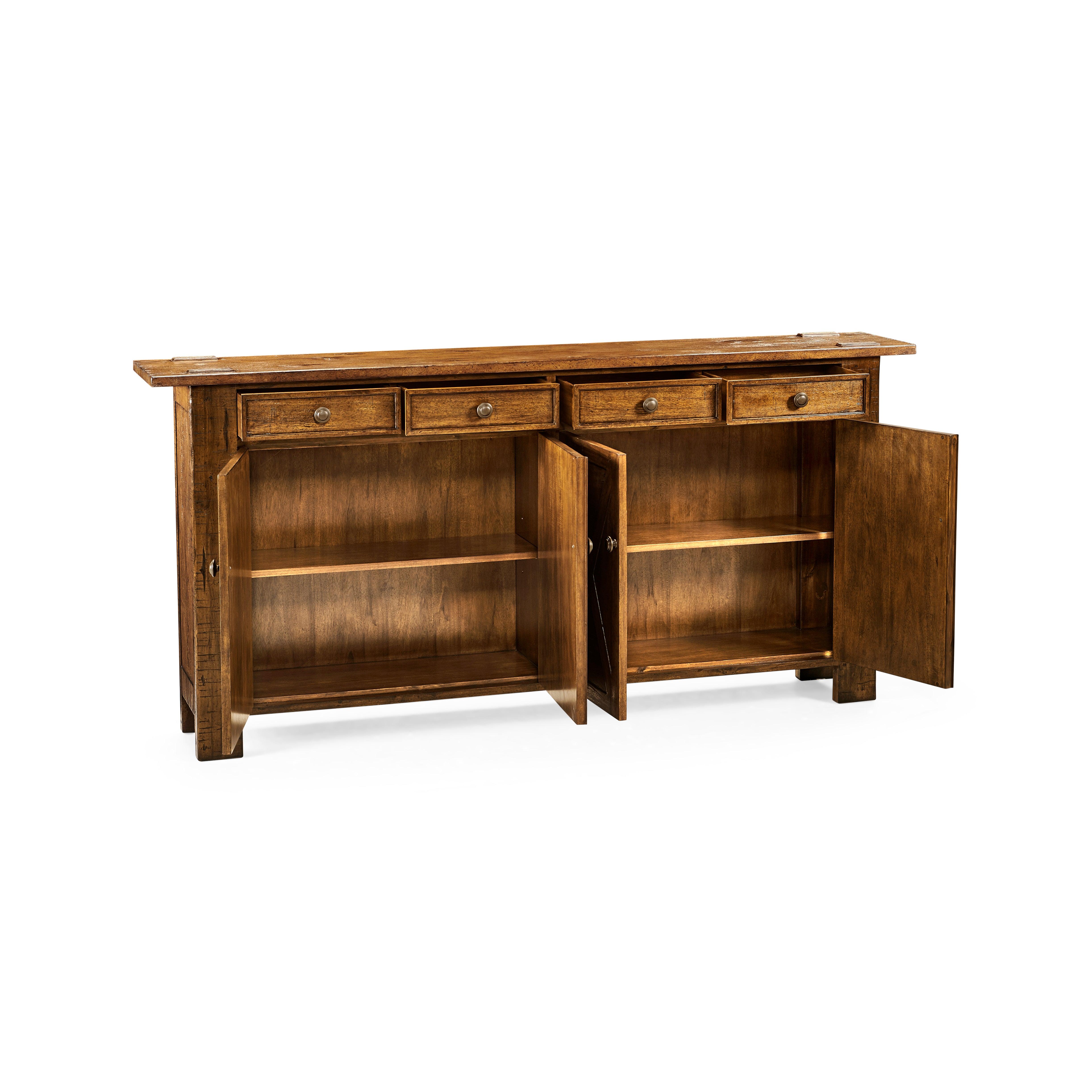 Casual Accents Country Walnut Credenza - Frankwebs