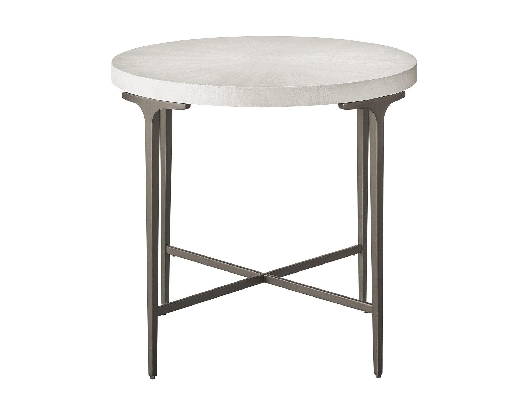 Soliloquy Dahlia Round End Table - Frankwebs
