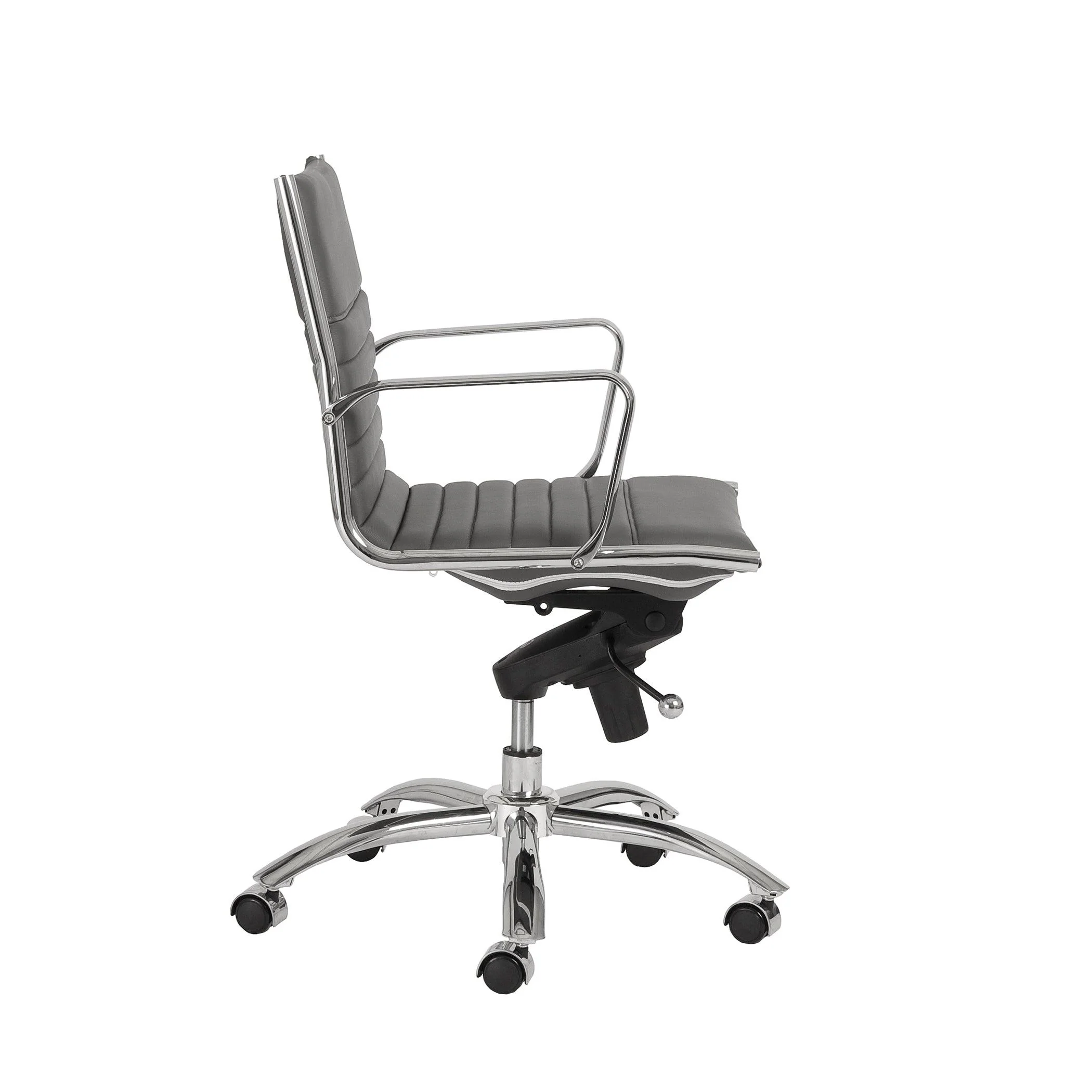 Dirk Low Back Office Chair  Leatherette - Frankwebs