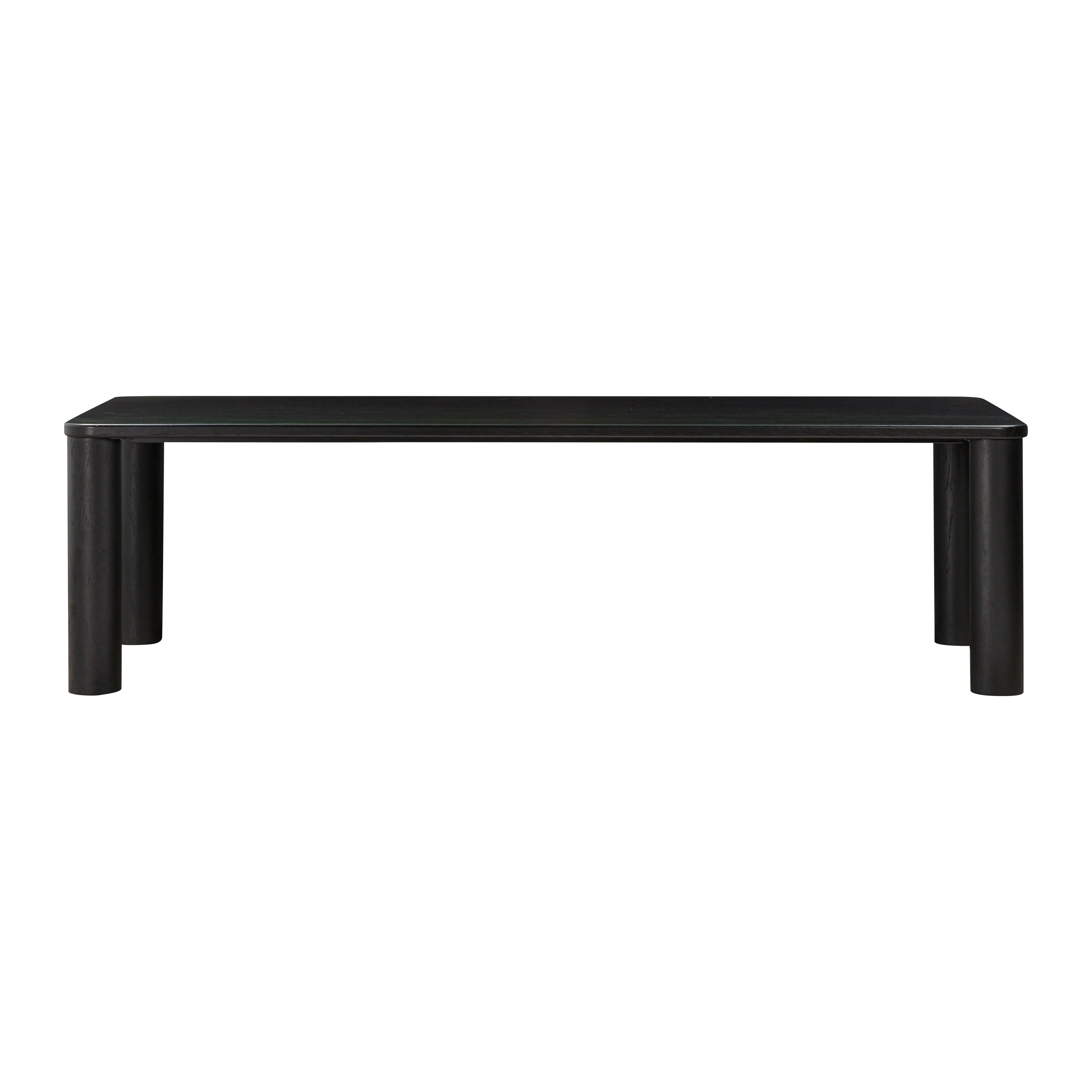 Akola Black Oak Rectangular Dining Table - Frankwebs