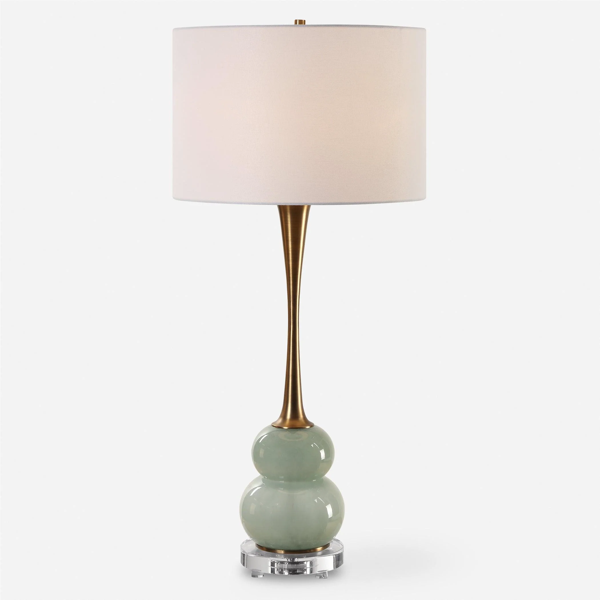Sanctuary Green Gray Table Lamp - Frankwebs