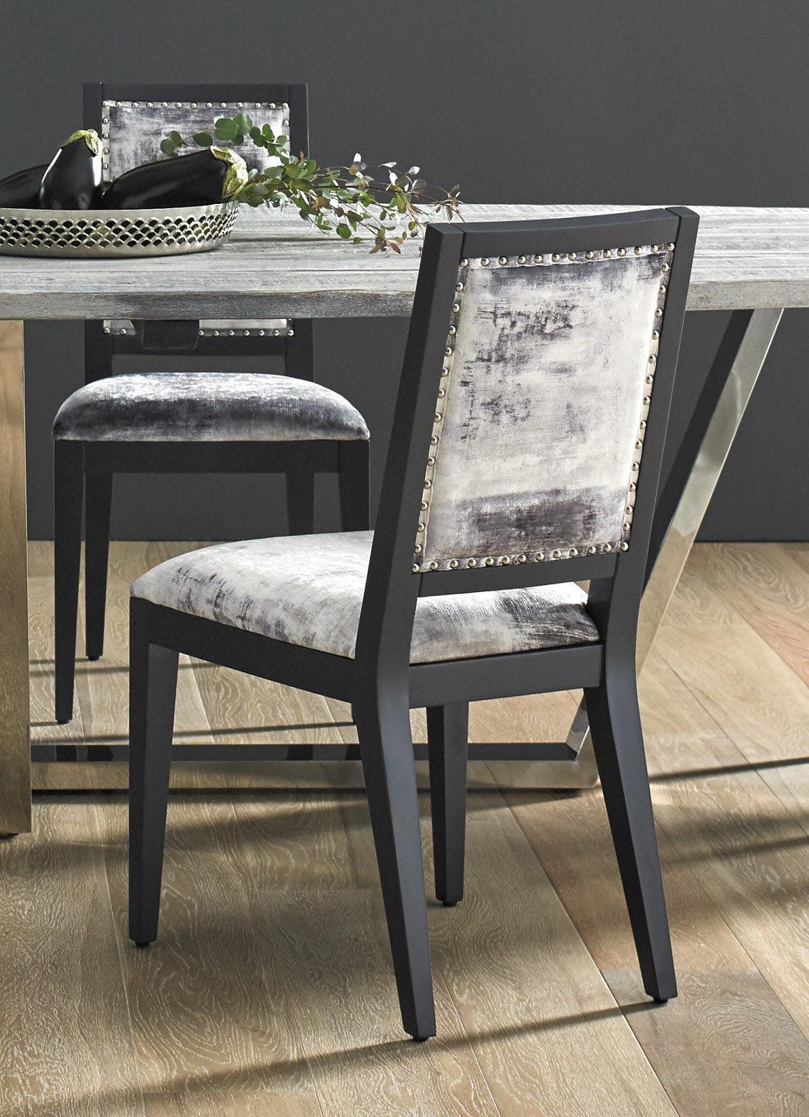 Mesmerize Dining Chair, Mist Gray, Gray Wooden Legs - Frankwebs