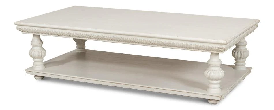 Hugo Cocktail Table - Antique White - Frankwebs