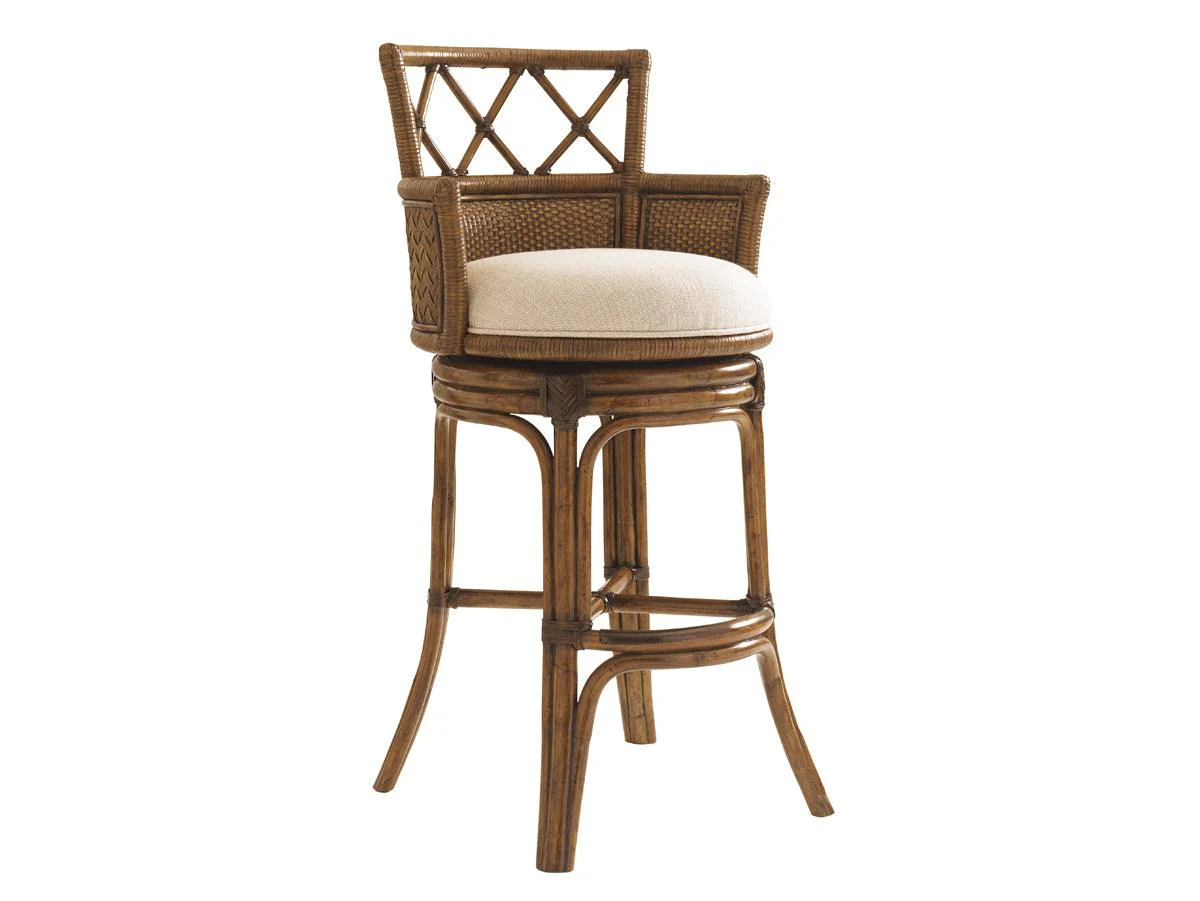Bali Hai Kamala Bay Swivel Bar Stool - Frankwebs