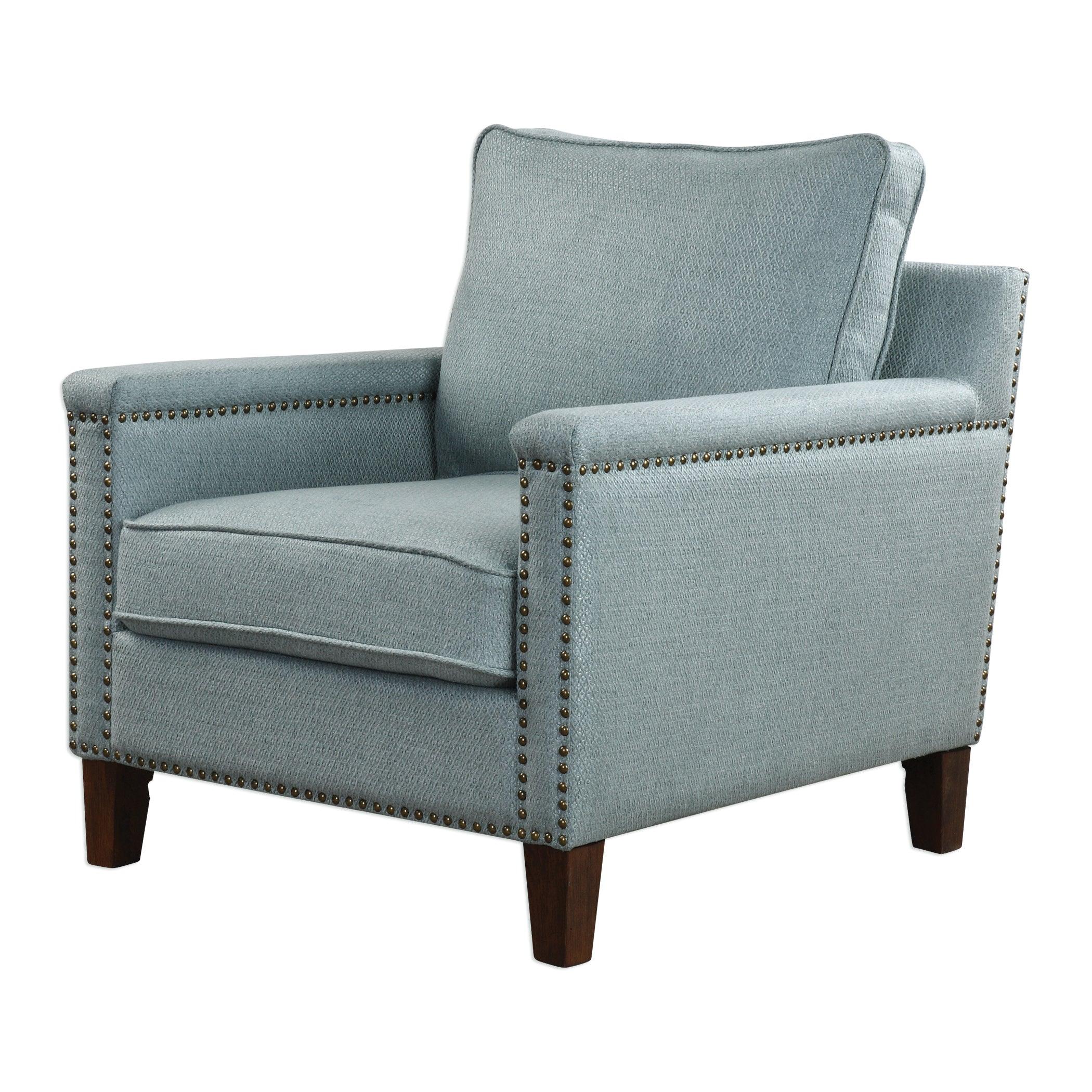 Charlotta Sea Mist Accent Chair - Frankwebs