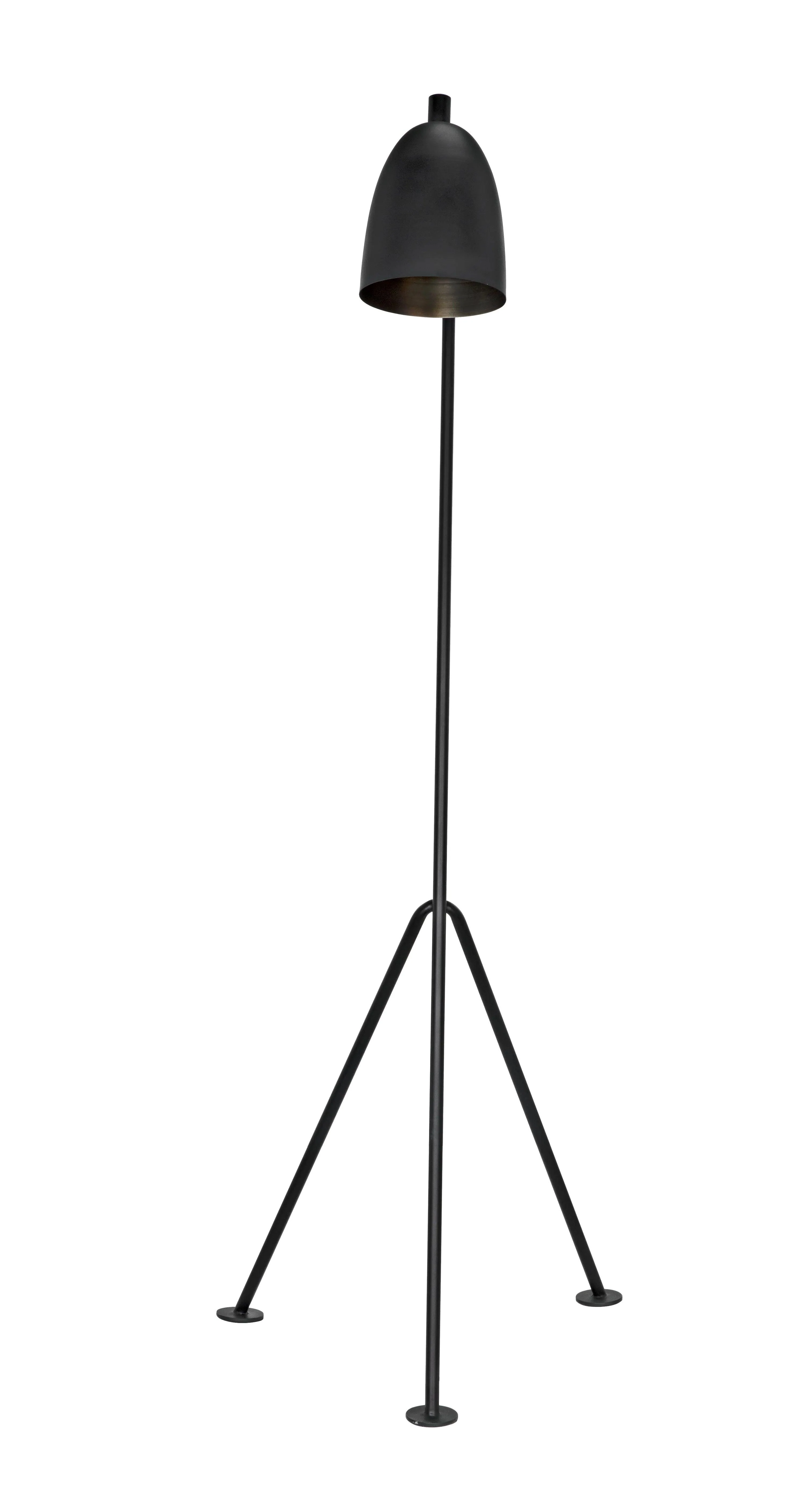 Asti Floor Lamp, Black Steel - Frankwebs