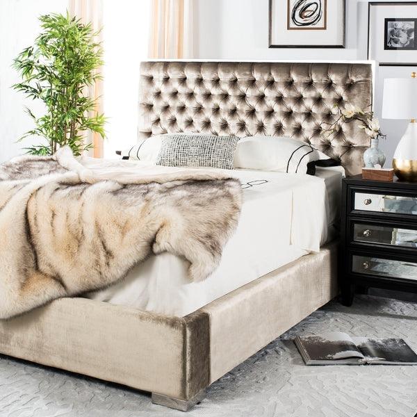CHESTER TUFTED VELVET KING BED - Frankwebs