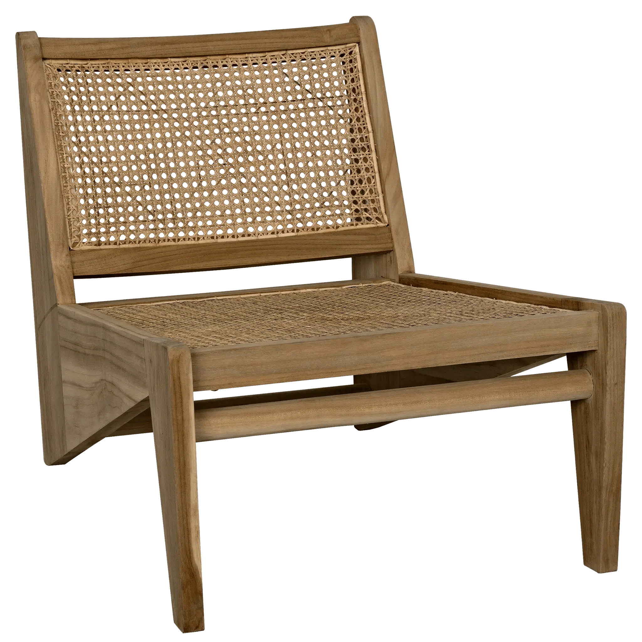 Udine Chair With Caning, Teak - Frankwebs