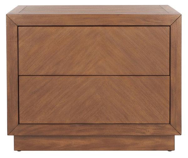 STEVE 2 DRAWER WOOD NIGHTSTAND - Frankwebs