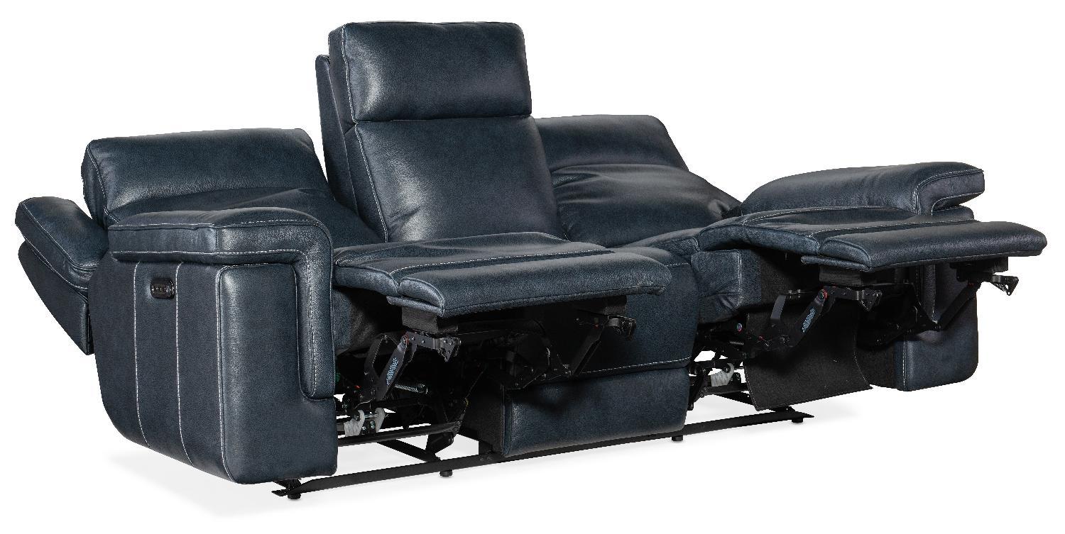 Montel Lay Flat Power Sofa with Power Headrest & Lumbar - Frankwebs