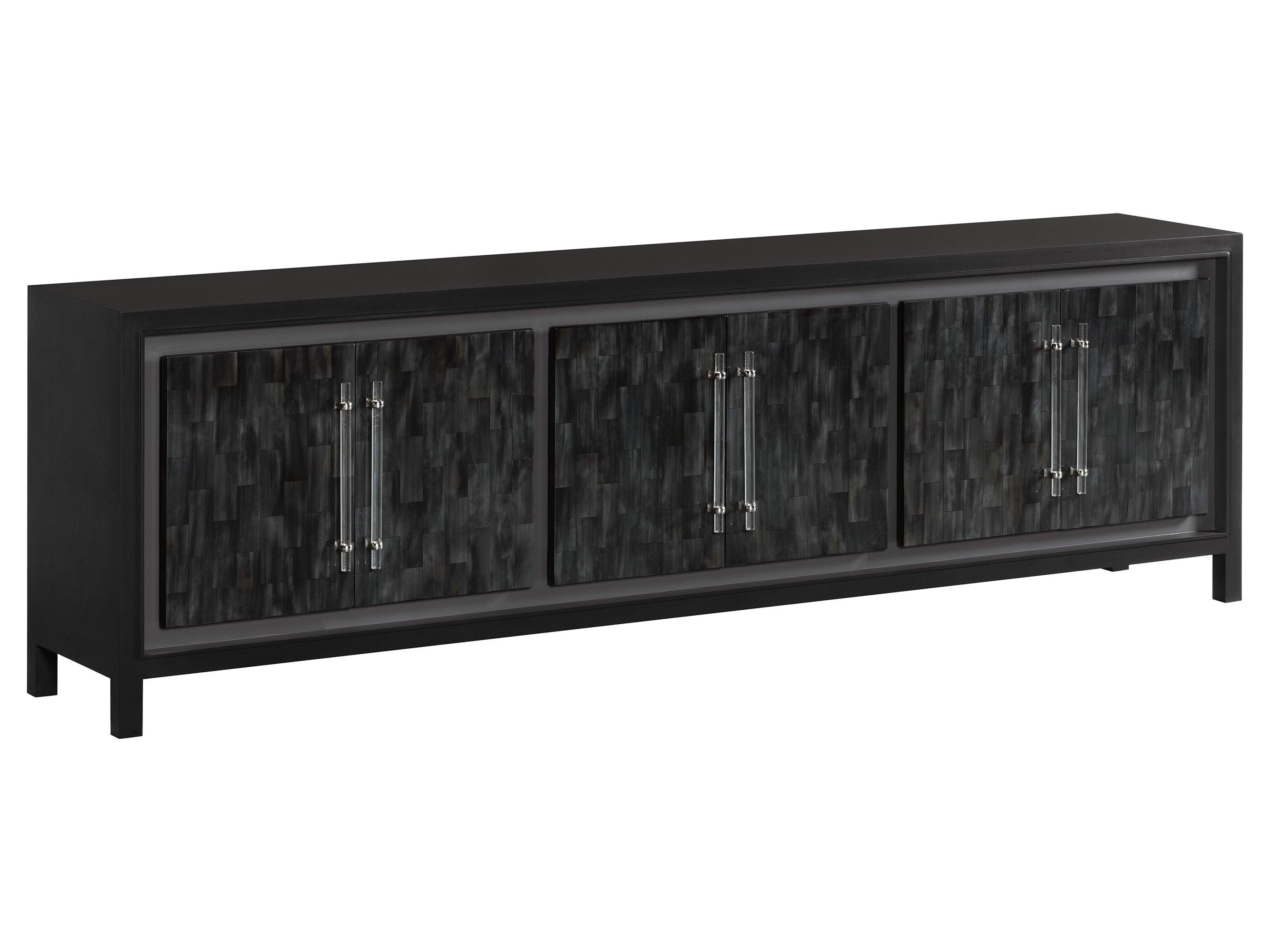 Signature Designs Elation Gray Long Media Console - Frankwebs