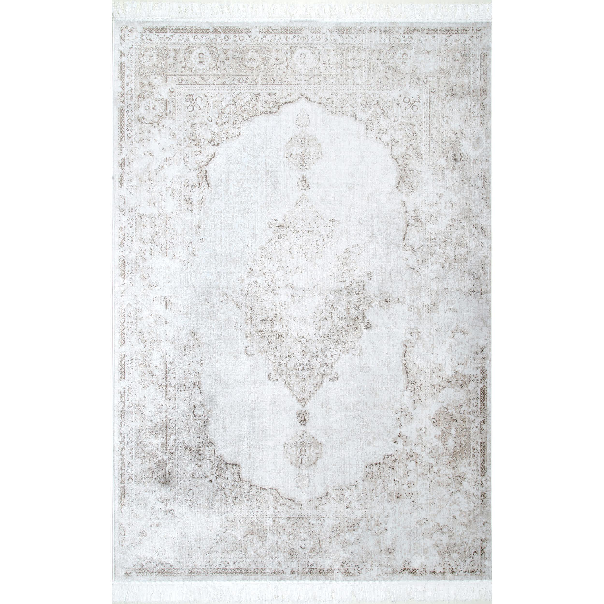 Vintage Medallion Cantrell Fringe Area Rug - Frankwebs