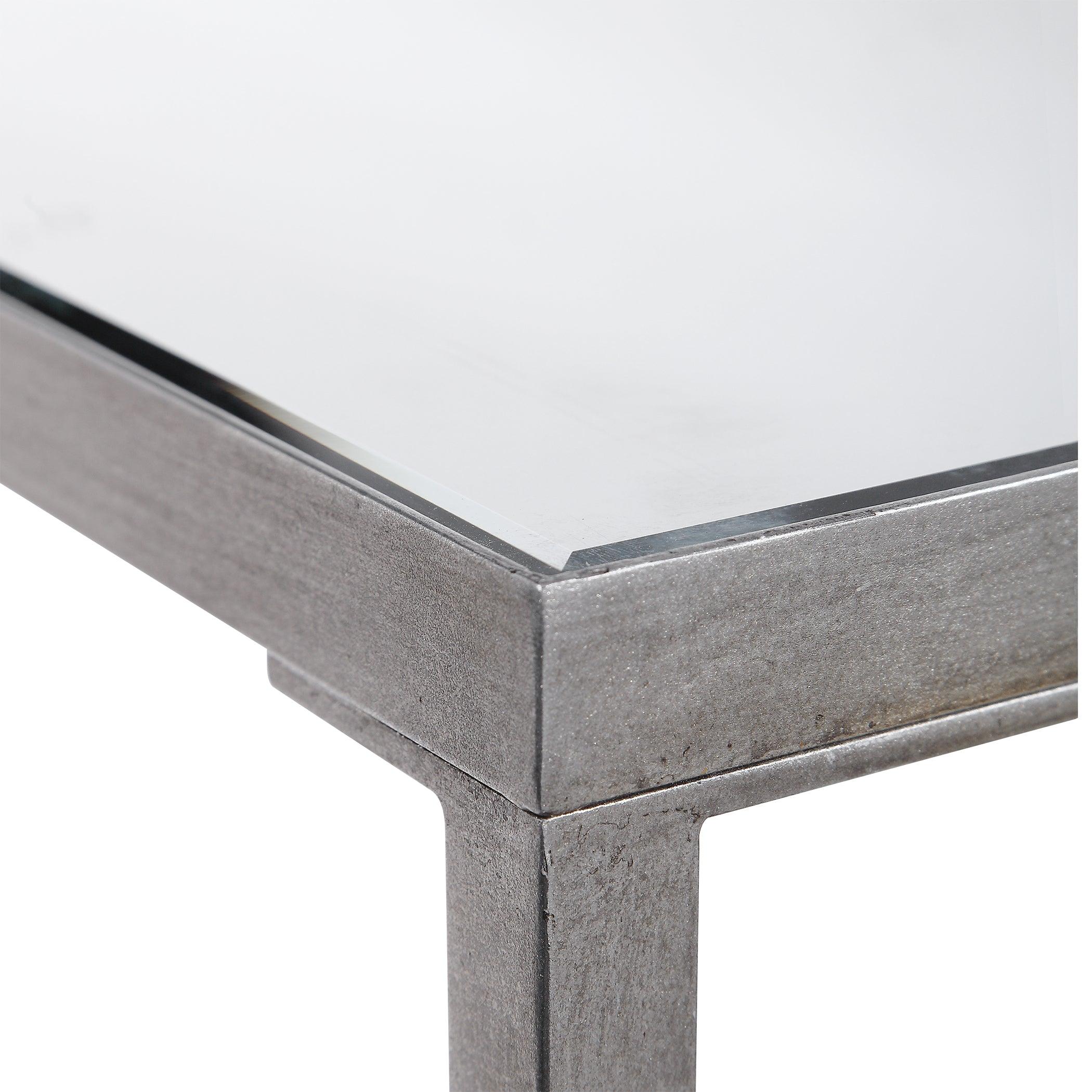 HAYLEY SILVER CONSOLE TABLE - Frankwebs