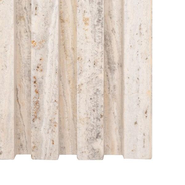 OLIVIA TALL SQUARE MARBLE ACCENT TABLE - Frankwebs