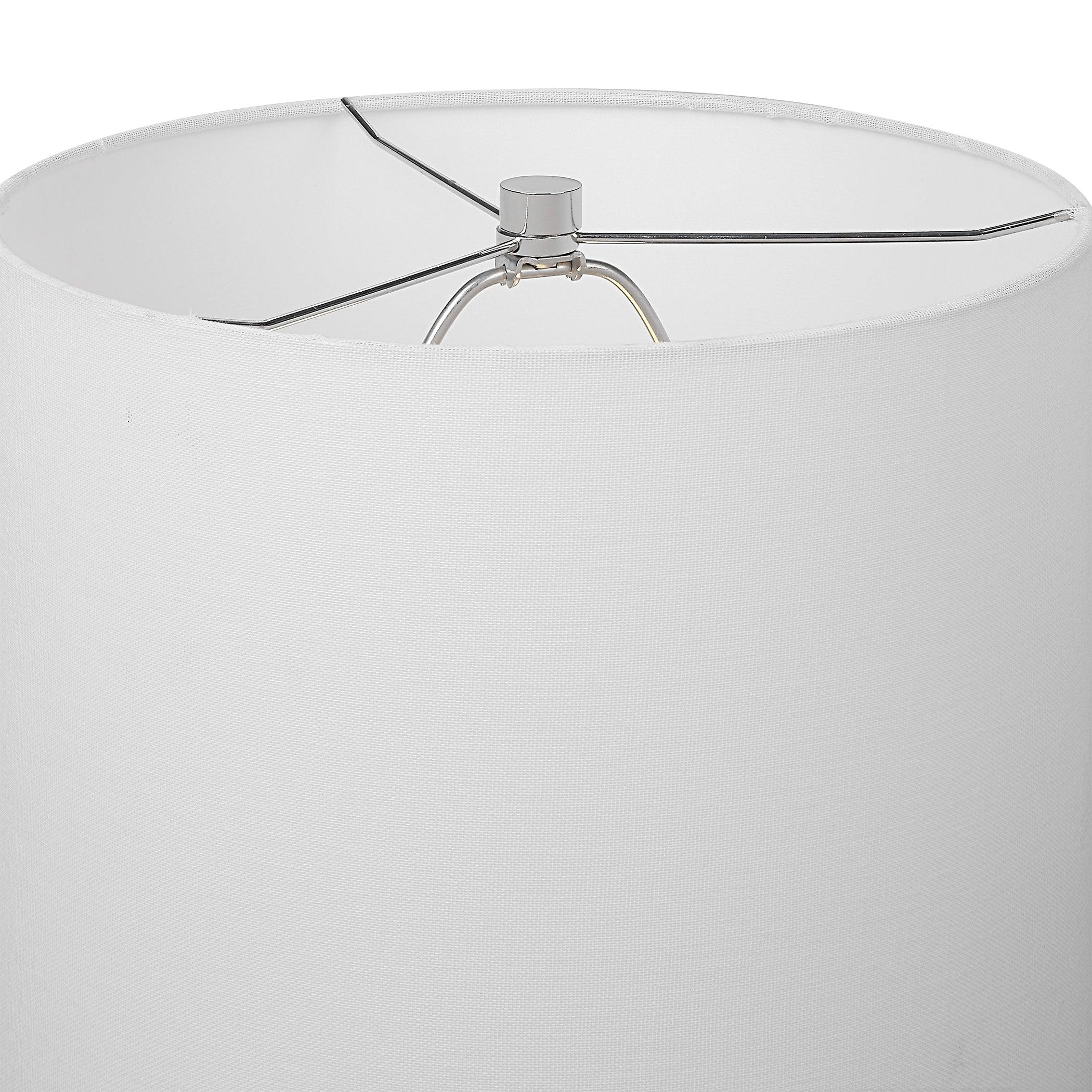 INVERSE WHITE MARBLE TABLE LAMP - Frankwebs