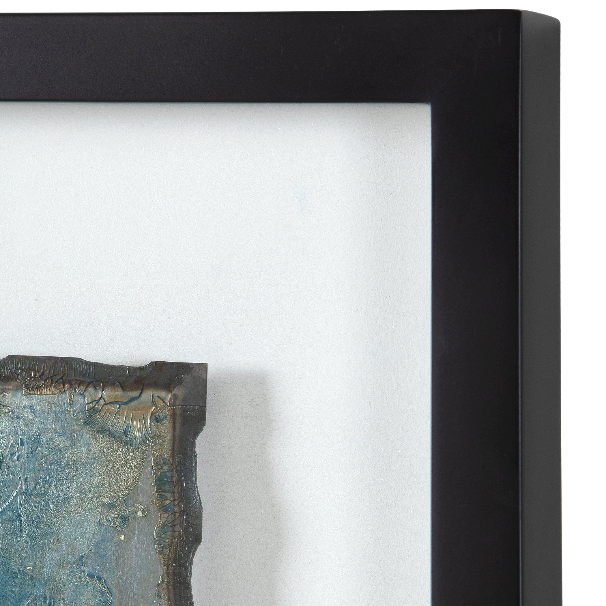 GLIMMERING AGATE ABSTRACT PRINTS, SET OF 2 - Frankwebs