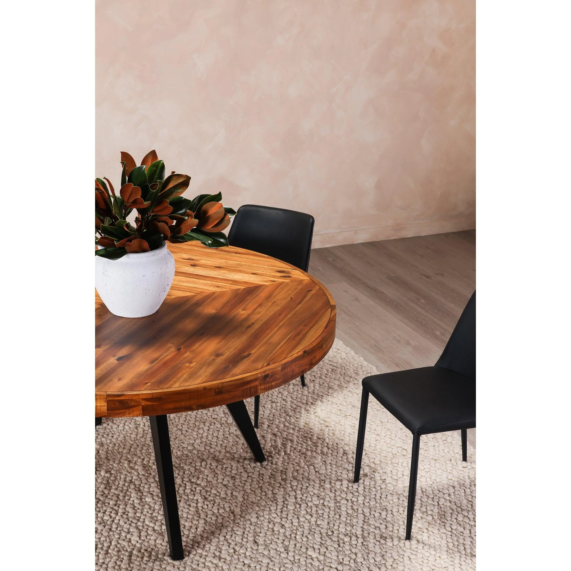 Parq 60In Round Dining Table Amber - Frankwebs