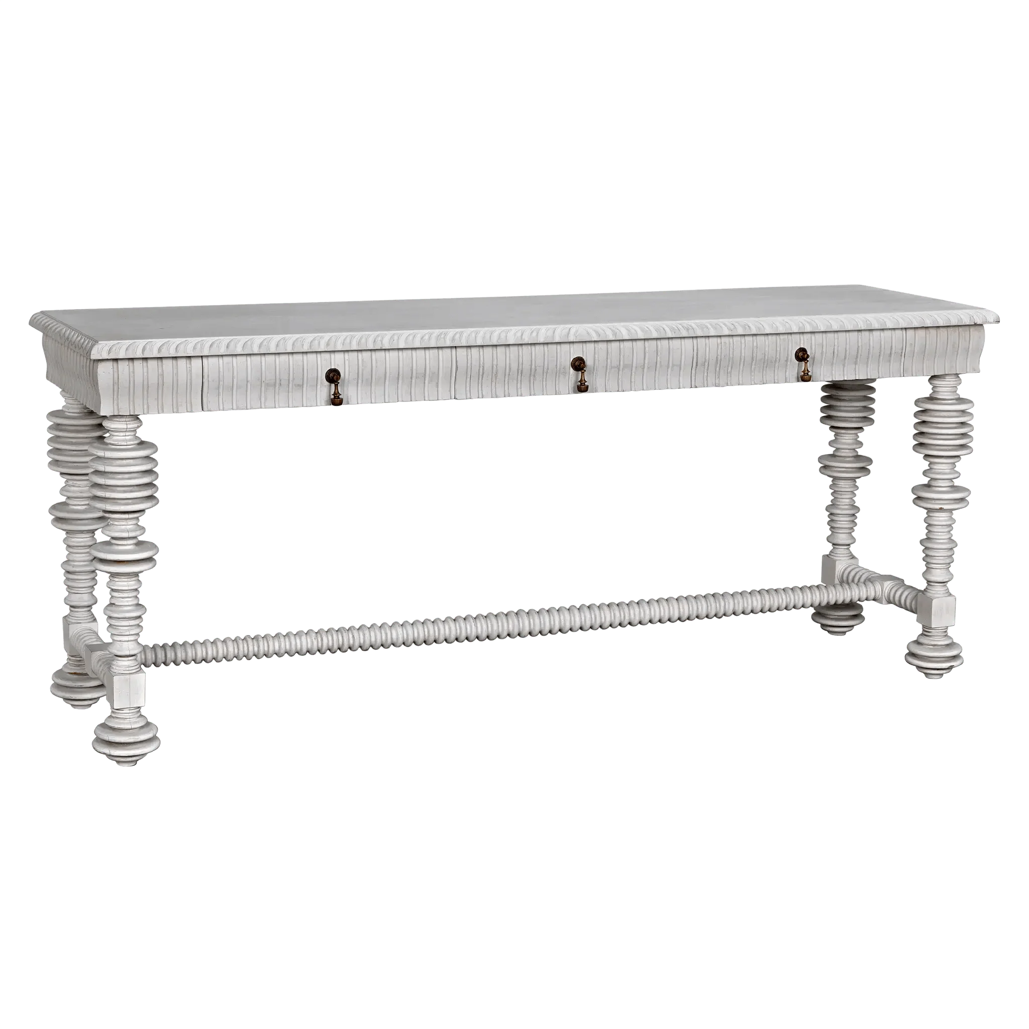 Portuguese Console, White Wash - Frankwebs