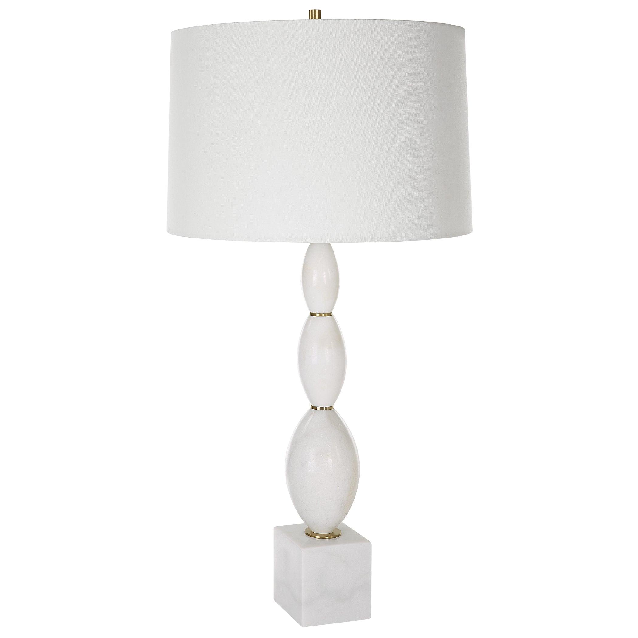 Regalia White Marble Table Lamp - Frankwebs