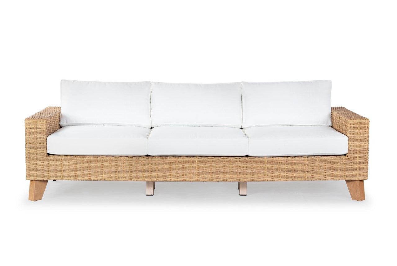 MARGARITA WICKER PATIO SOFA - Frankwebs