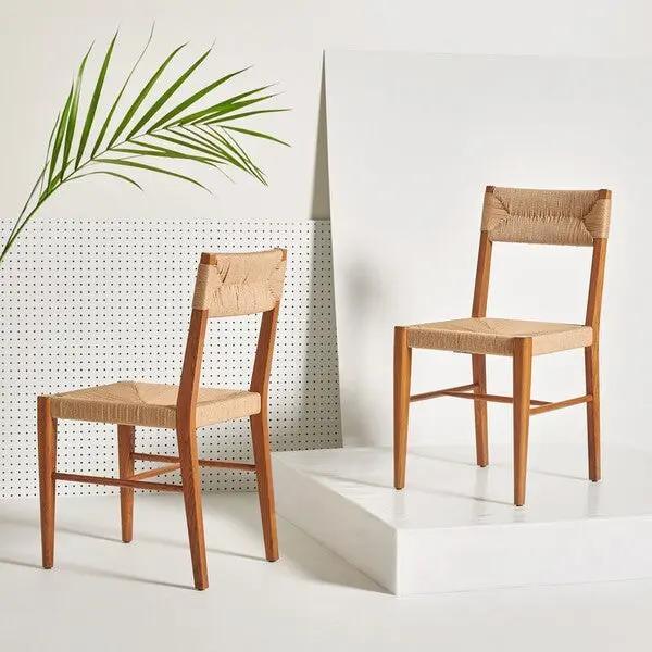 CODY RATTAN DINING CHAIR  (SET OF 2) - Frankwebs