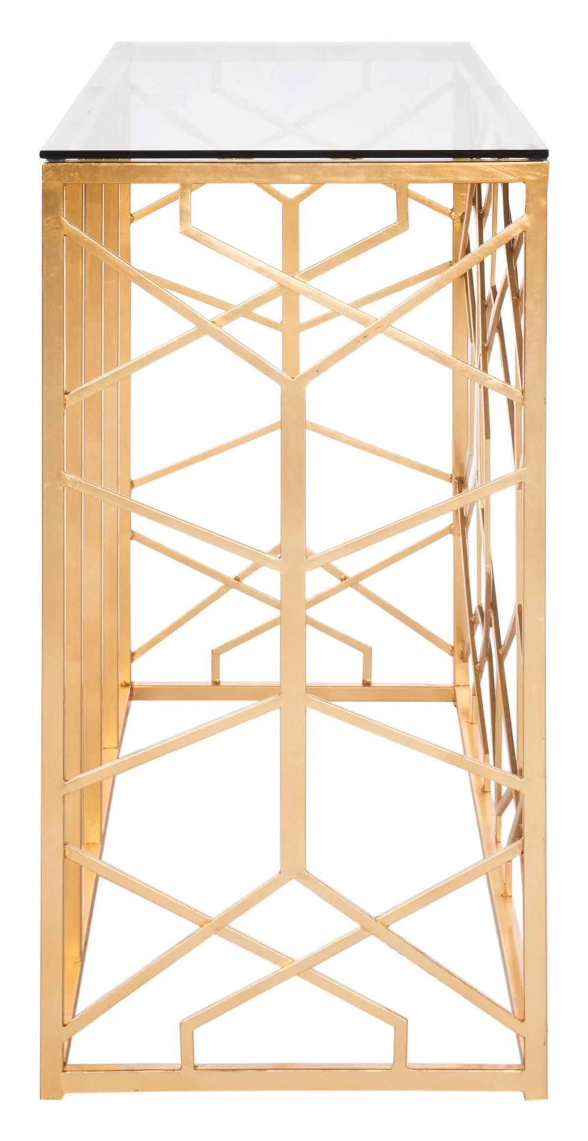 SEAN GOLD LEAF CONSOLE TABLE - Frankwebs